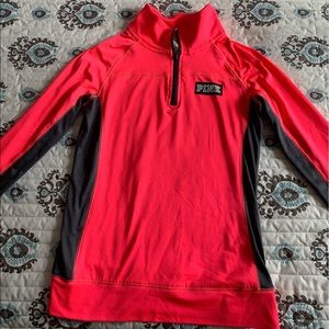 PINK quarter zip xs